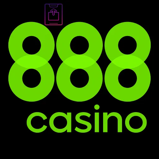 Imagem promovendo o app oficial da 888casino para mobile